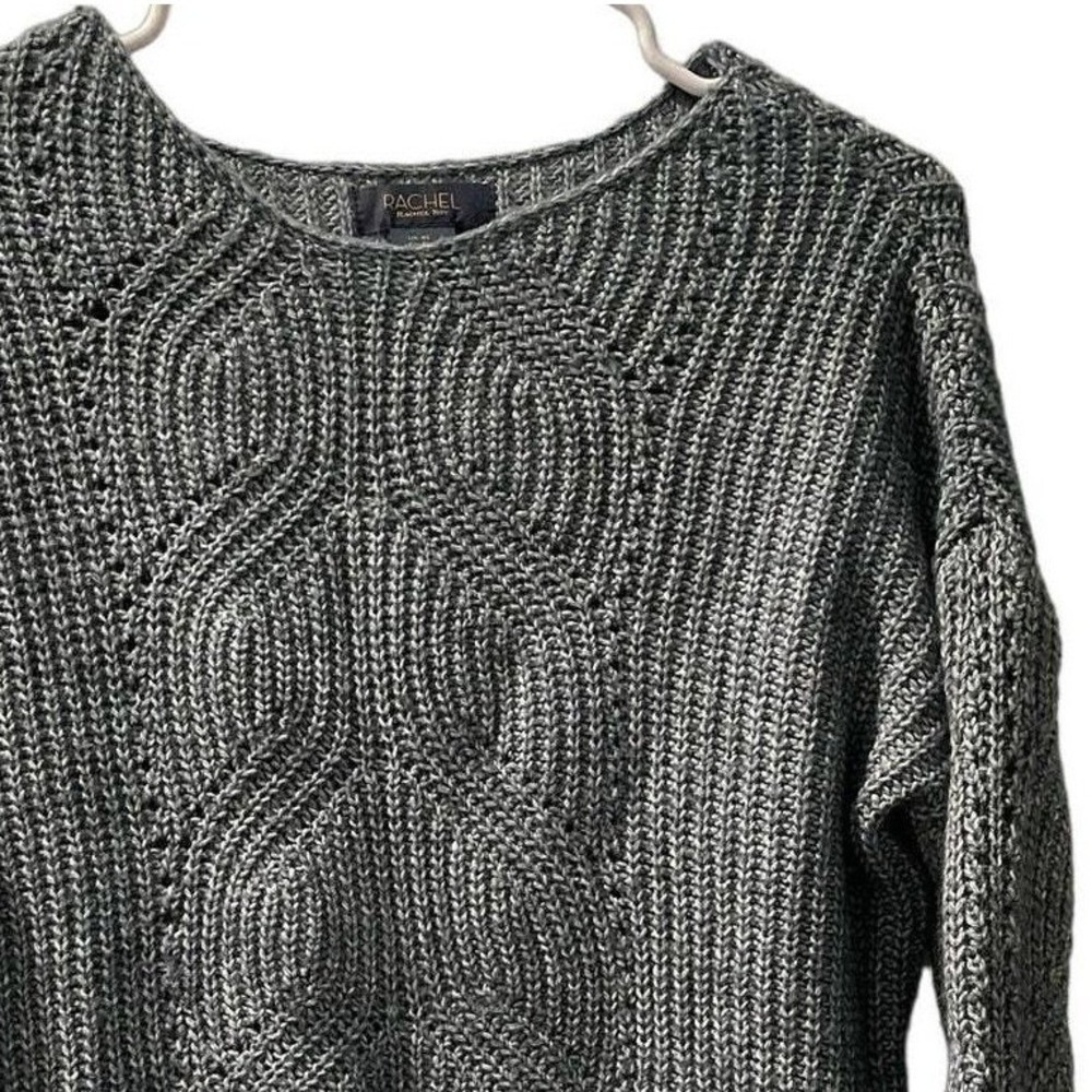 Rachel Rachel Roy Cable Knit Sweater Women's XS‎ Crew Neck Long Sleeve Career